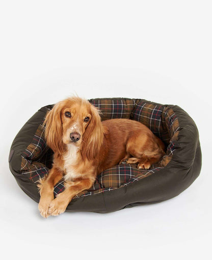 Barbour <br> Wax Cotton Dog Bed 35 Classic Olive