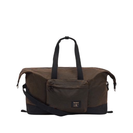 Barbour Field Waxed Holdall Olive