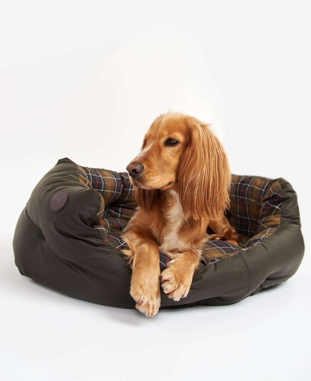 Barbour <br> Wax Cotton Dog Bed 35 Classic Olive