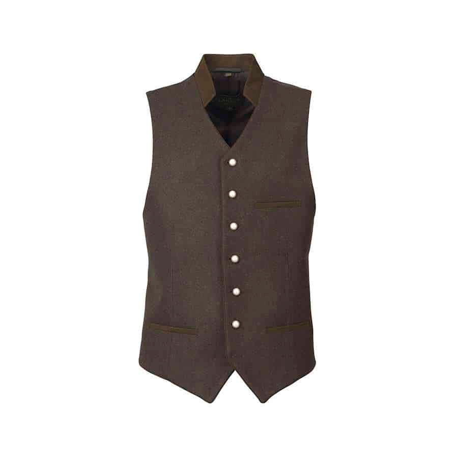 Laksen Sporting <br> Graz Loden Vest Brown