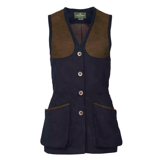 Laksen Sporting <br> Lady Belgravia Beauly Shooting Vest Navy