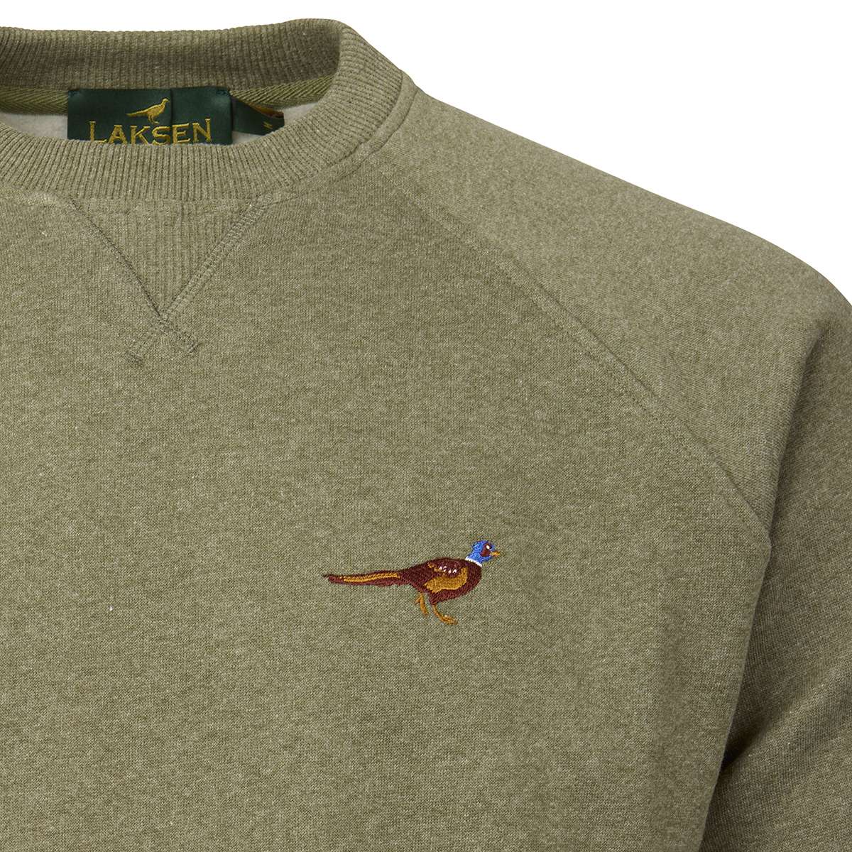 Laksen Sporting <br> True Pheasant Logo Sweater Olive