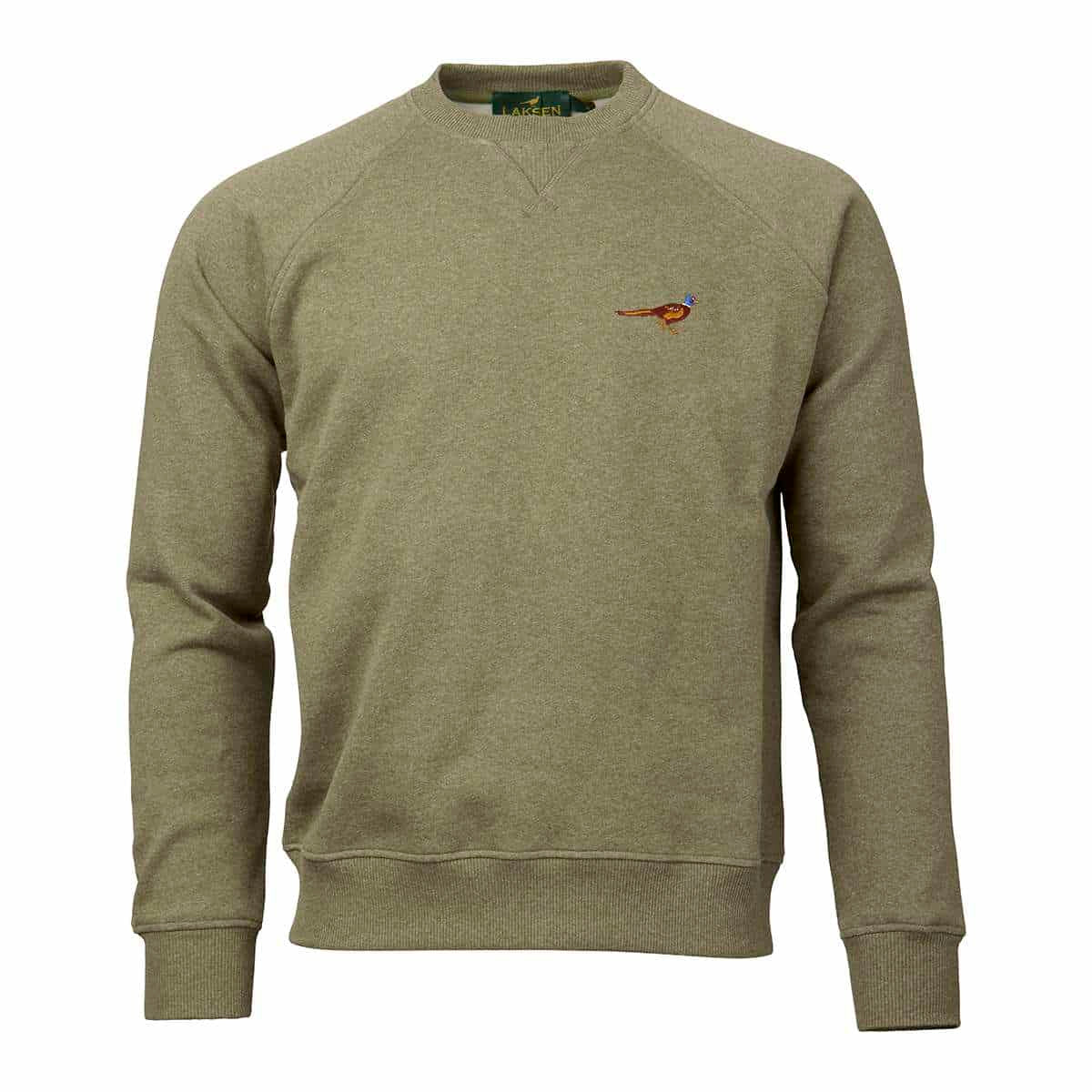 Laksen Sporting <br> True Pheasant Logo Sweater Olive