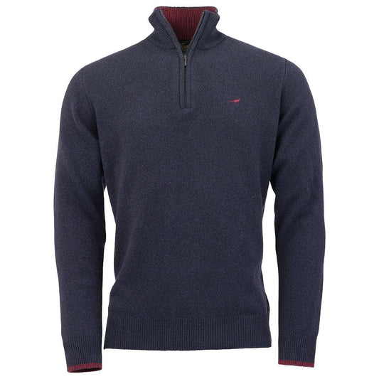 Laksen Sporting <br> Brompton Zip Neck Dark Storm