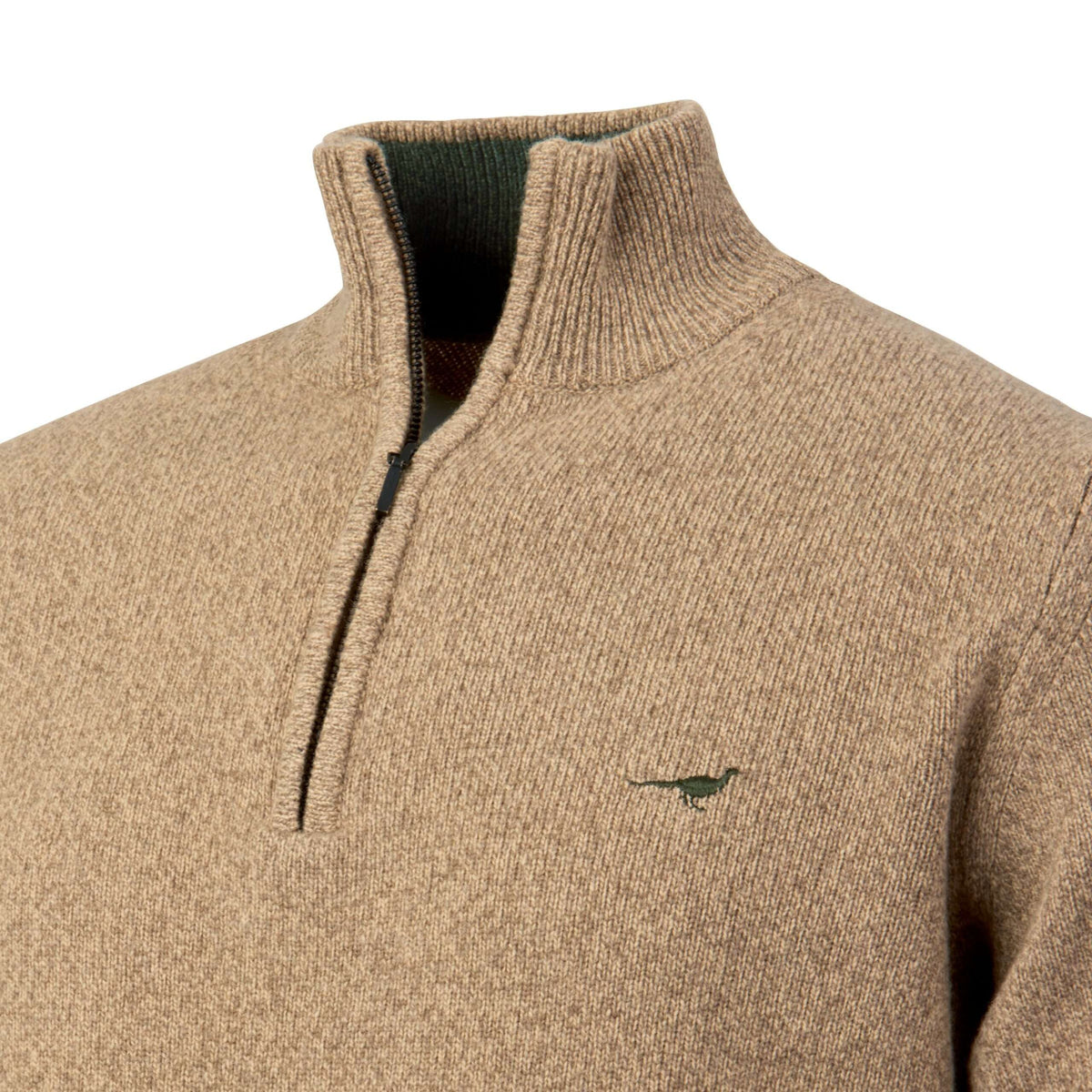 Laksen Sporting <br> Brompton Zip Neck Camel