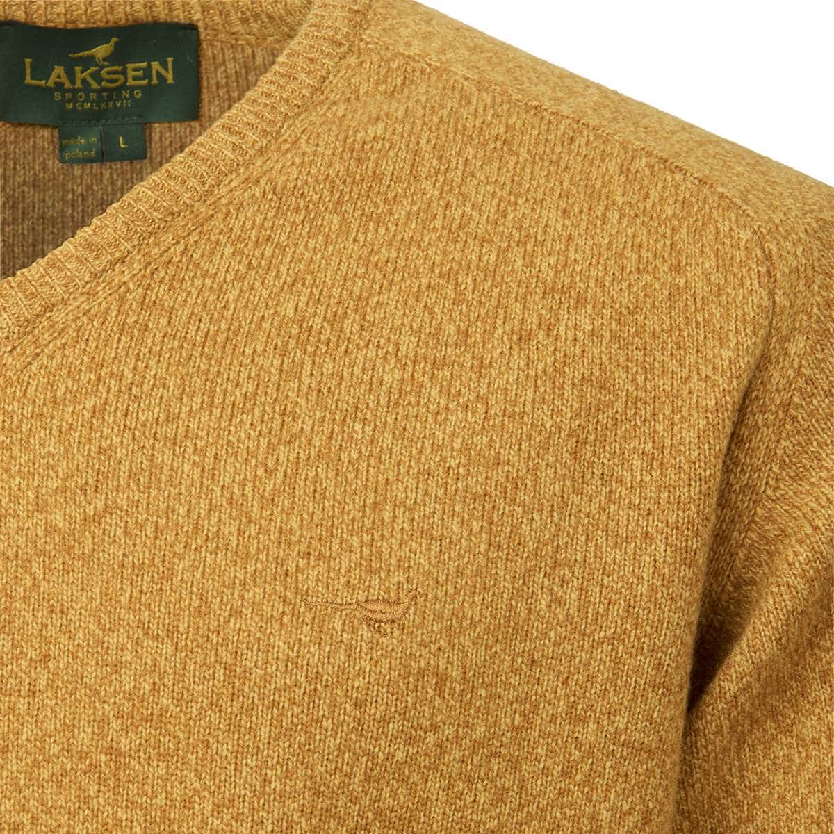 laksen Sporting <br> Trent V-neck Gorse
