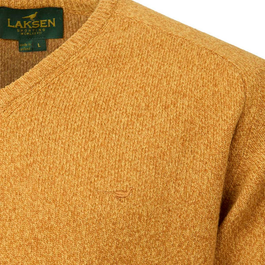 laksen Sporting <br> Trent V-neck Gorse