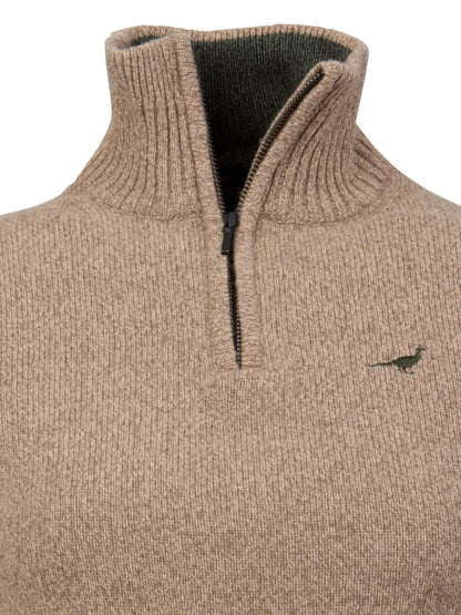 Laksen Sporting <br> Tyne Zip Neck Camel