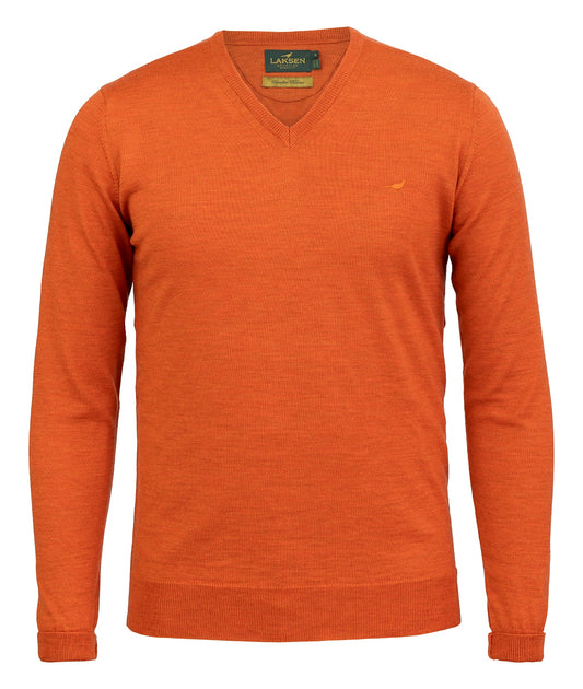 Laksen Sporting <br> Sussex V-Neck Orange