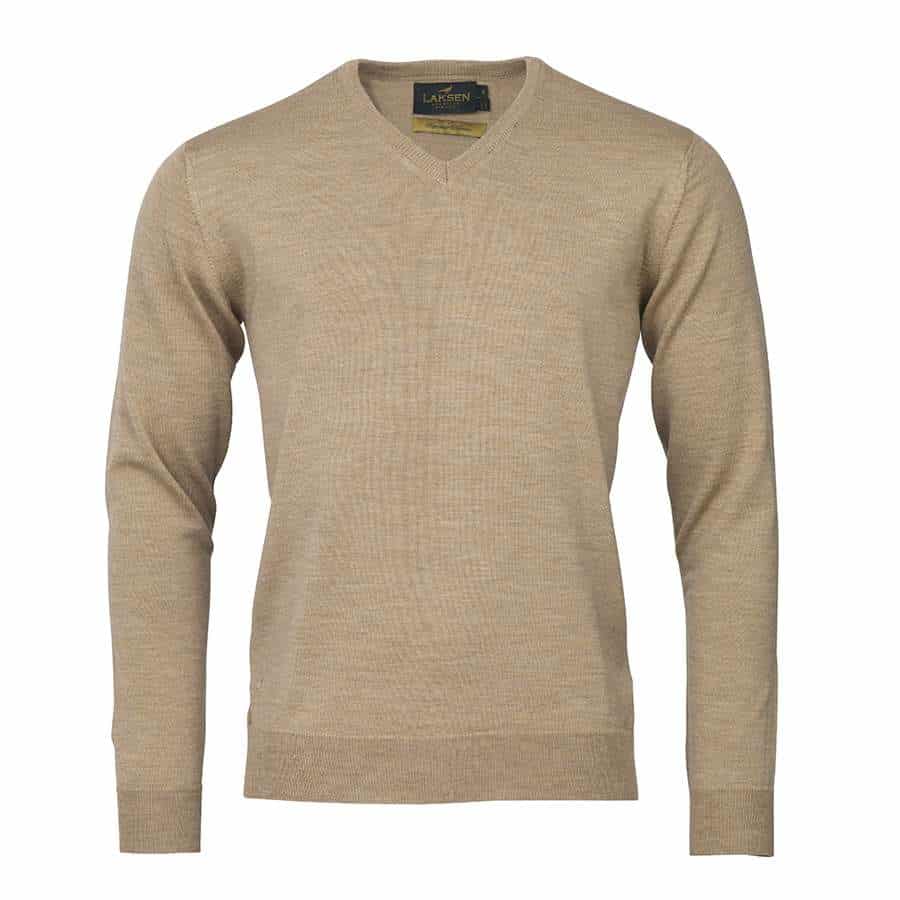 Laksen Sporting <br> Sussex V Neck Sand