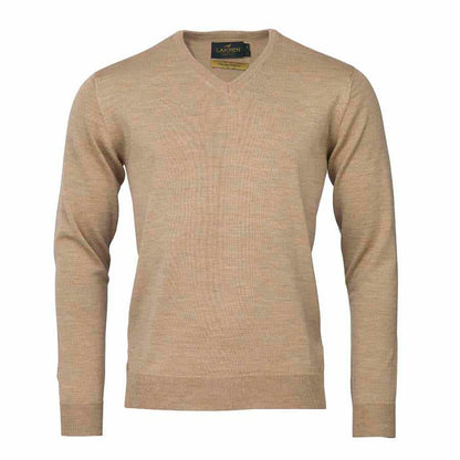 Laksen Sporting <br> Sussex V Neck Sand