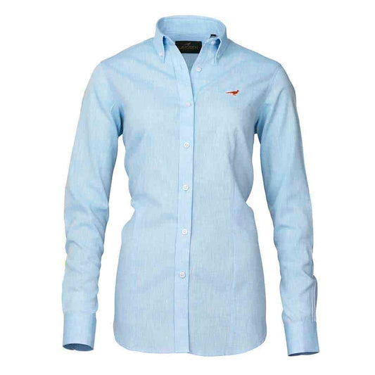 Laksen Sporting <br> Bath Linen Shirt Sky Blue