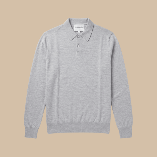 G&G Mens Polo Shirt - Light Grey