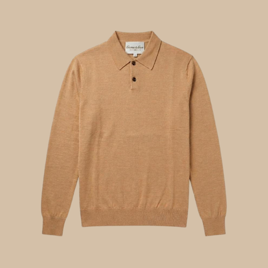 G&G Mens Polo Shirt - Tan