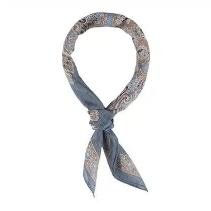 House Of Amanda Christensen <br> Bandana Navy Paisley