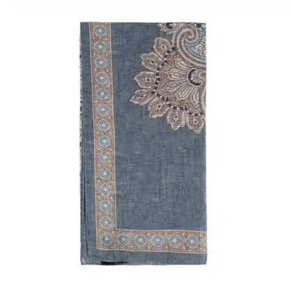 House Of Amanda Christensen <br> Bandana Navy Paisley