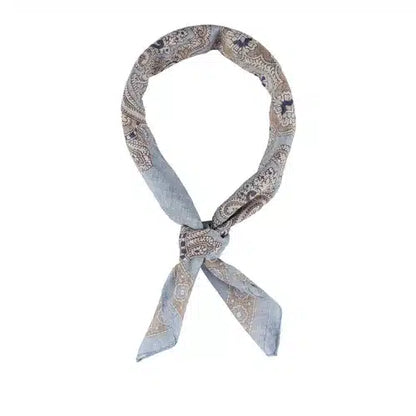 House Of Amanda Christensen <br> Bandana Sky Blue Paisley