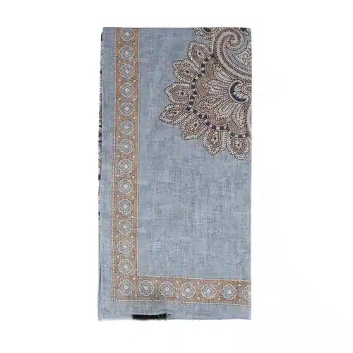 House Of Amanda Christensen <br> Bandana Sky Blue Paisley
