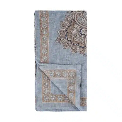 House Of Amanda Christensen <br> Bandana Sky Blue Paisley