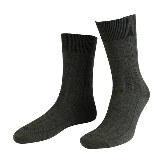House Of Amanda Christensen <br> Wide Rib Sock Olive