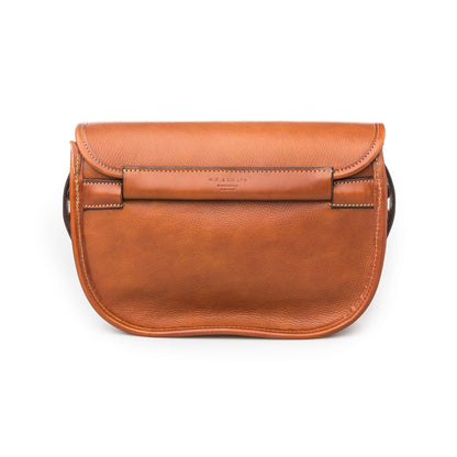 Westley Richards <br> Anson Express Front Loaders Bag - Mid Tan Patterned Leather