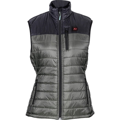 Avignon Ladies HEAT Puff Vest - Black/Green