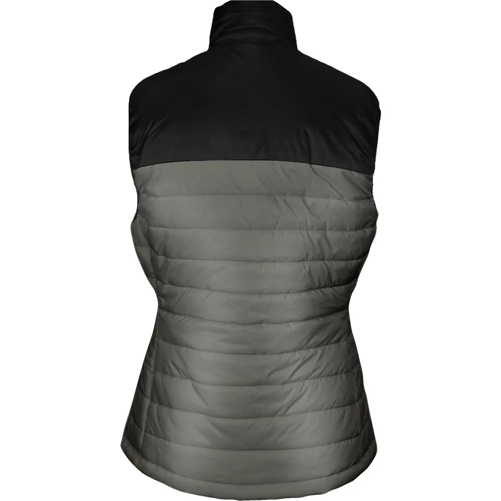 Avignon Ladies HEAT Puff Vest - Black/Green