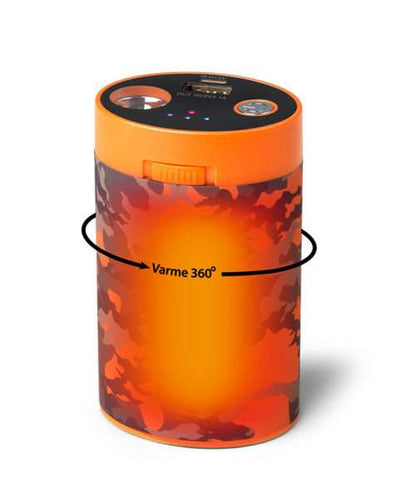 Nordic Heat <br> Handwarmer & Powerbank – 10000mAh – Orange/Camo