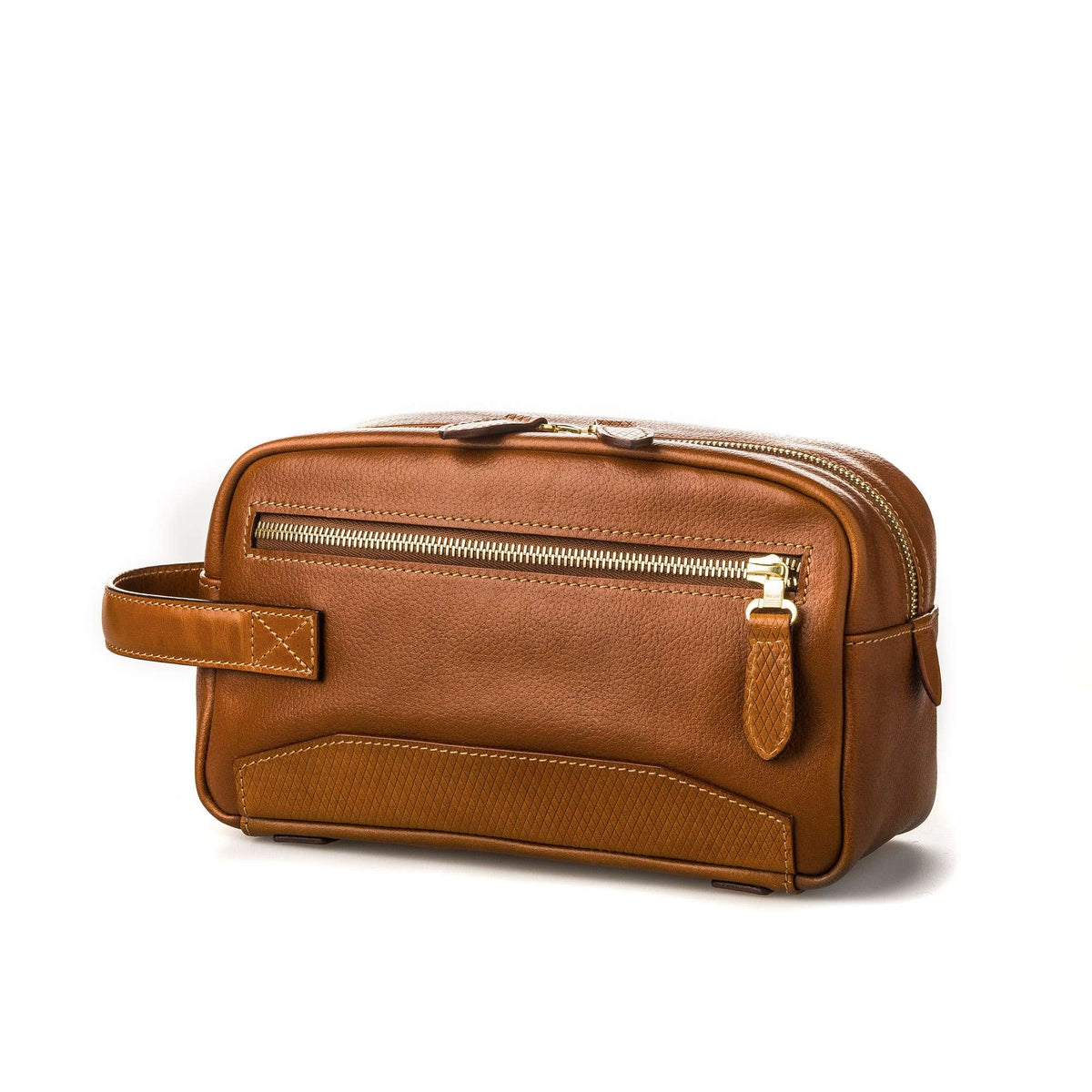Westley Richards <br> Bournbrook Washbag in Mid Tan