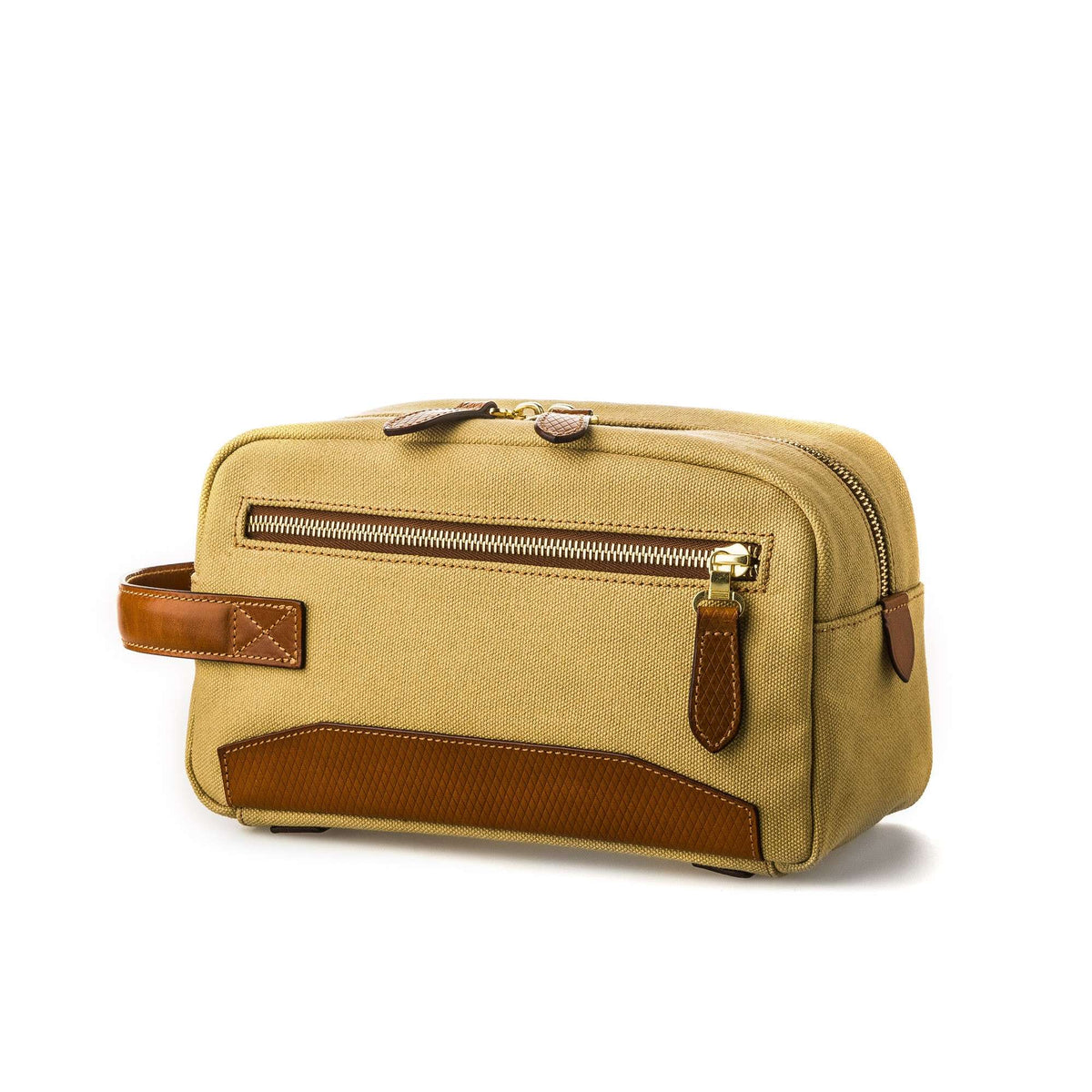 Westley Richards <br> Bournbrook Wash Bag in Safari and Mid Tan