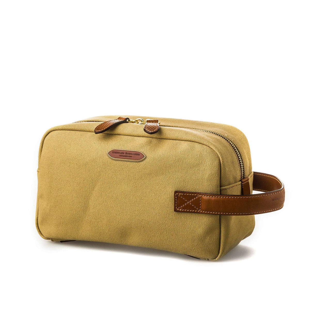 Westley Richards <br> Bournbrook Wash Bag in Safari and Mid Tan