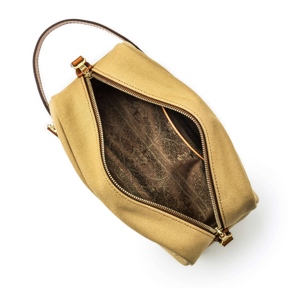 Westley Richards <br> Bournbrook Wash Bag in Safari and Mid Tan