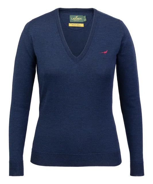 Laksen Sporting <br> Camilla V-Neck French Blue