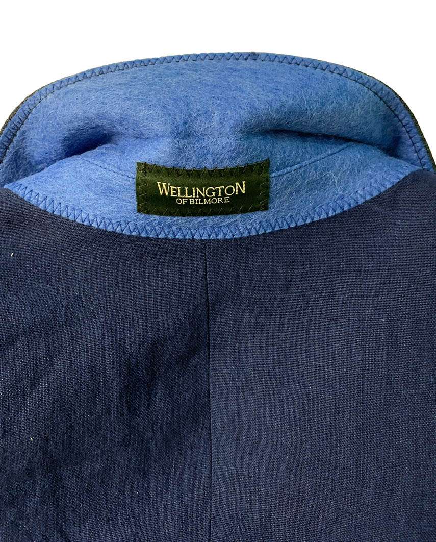 Wellington of Bilmore <br> Carola Linen Jacket Navy