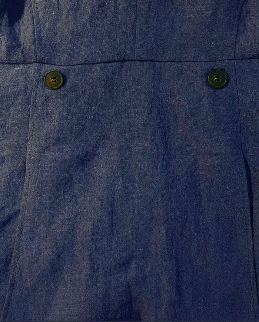 Wellington of Bilmore <br> Carola Linen Jacket Navy