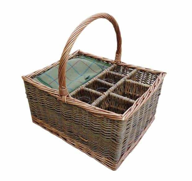Event Basket with cooler and 4 glasses