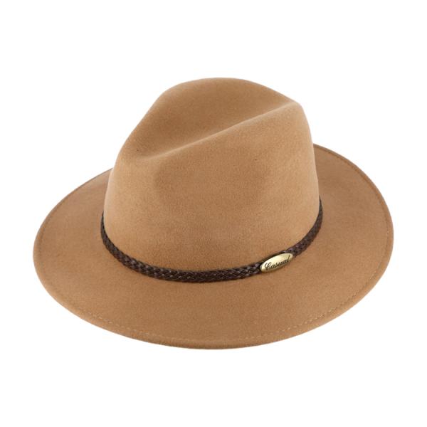 Fiebig Casual Woolfelt Hat Traveller - Beige