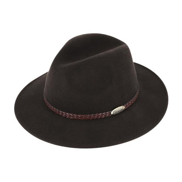 Fiebig Casual Woolfelt Hat Traveller - Brown