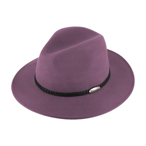 Fiebig Casual Woolfelt Hat Traveller - Malve