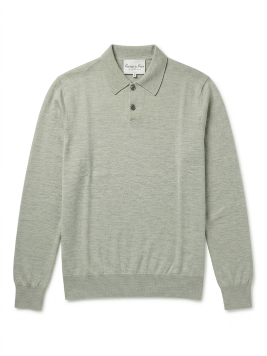G&G Mens Polo Shirt - Mint Green