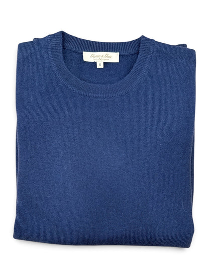 G&G The Merino O-neck French Blue