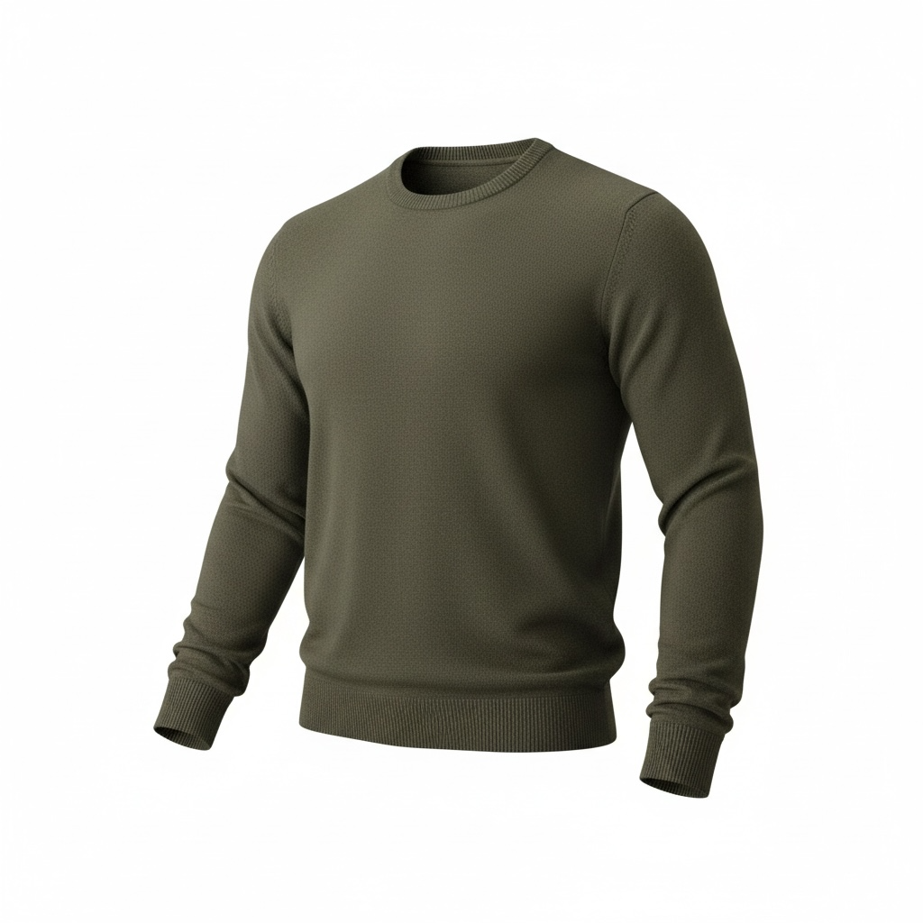 G&G The Merino O-Neck Olive
