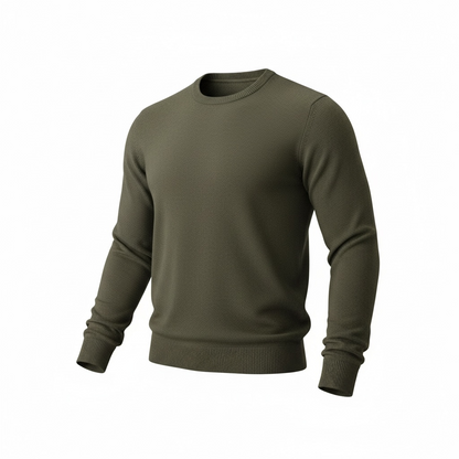 G&G The Merino O-Neck Olive
