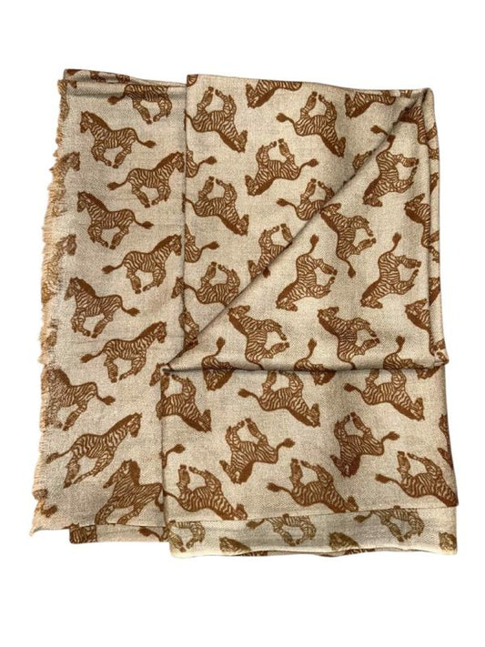 Game & Gun <br> Safari Cashmere Scarf Zebra