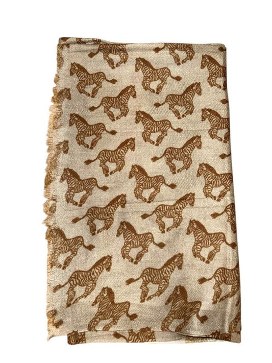 Game & Gun <br> Safari Cashmere Scarf Zebra