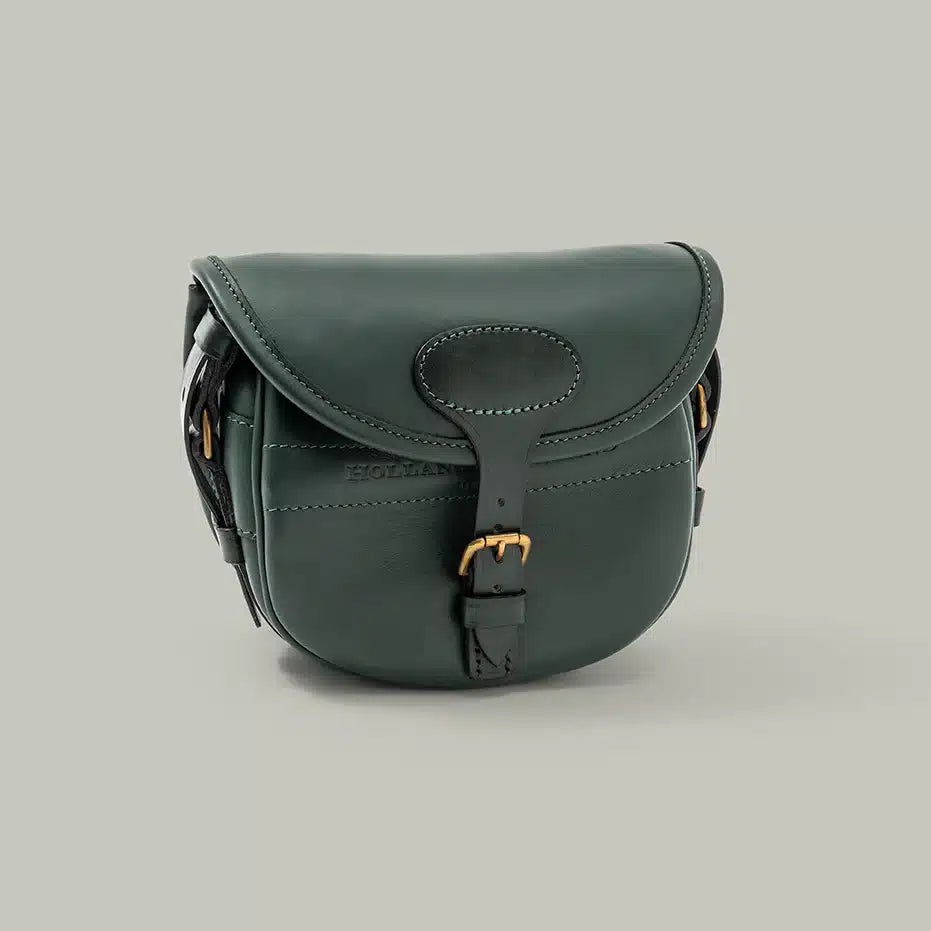 H&H Northwood leather cartridge bag Green bag size 75