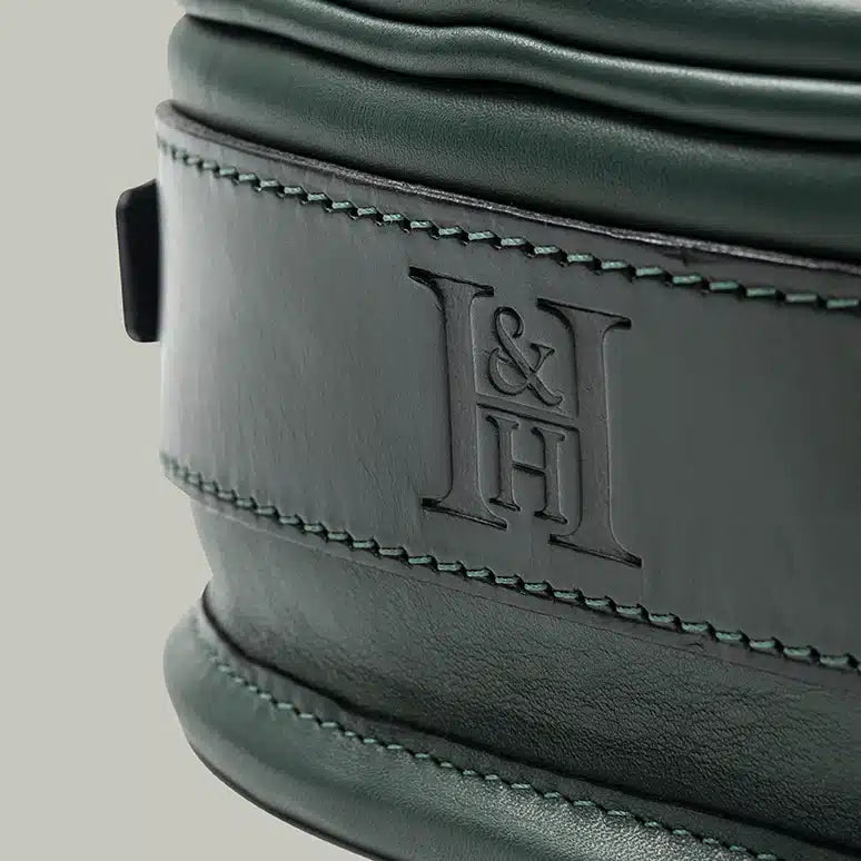 H&H Northwood leather cartridge bag Green bag size 75