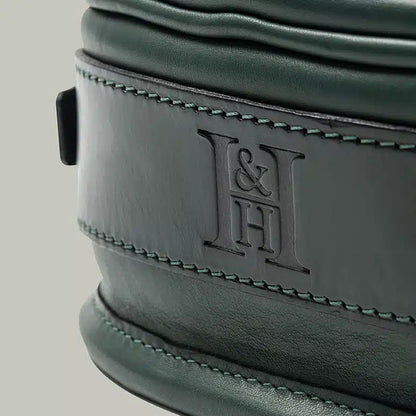 H&H Northwood leather cartridge bag Green bag size 75