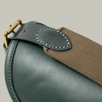 H&H Northwood leather cartridge bag Green bag size 75