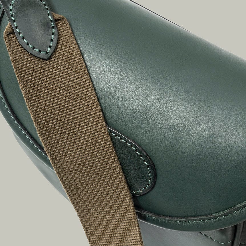 H&H Northwood leather cartridge bag Green bag size 75